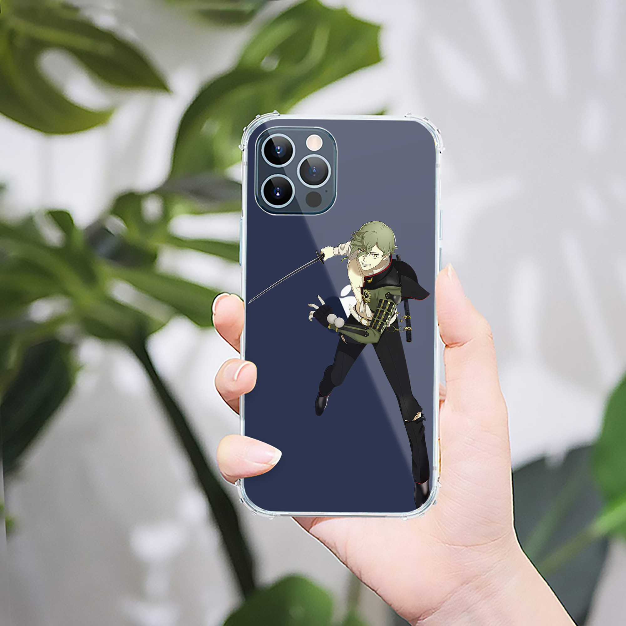 （画像用） 刀剣乱舞 Touken Ranbu 【iPhone 12シリーズ対応】透明スマホケース（クリアソフトケース）